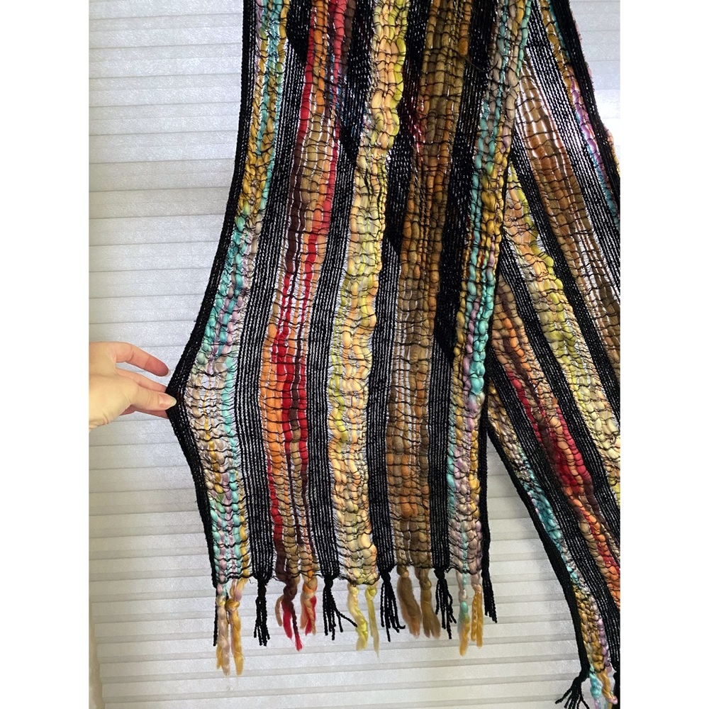 Colorful Knitted Scarf